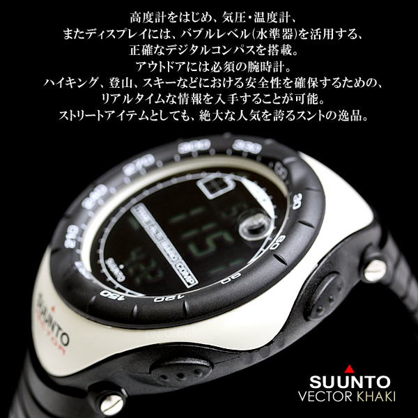 楽天市場】スント ベクター SUUNTO VECTOR ベクター ヴェクター カーキ