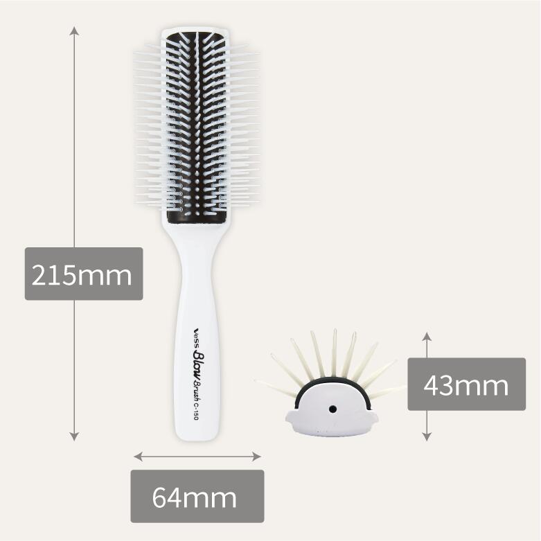 楽天市場】【 送料無料 】プロフェッショナル ブローブラシ ホワイト