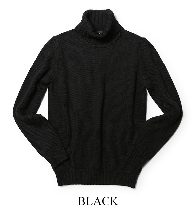 楽天市場】バフィー ニット タートルネック ローゲージ 5ゲージ リブ