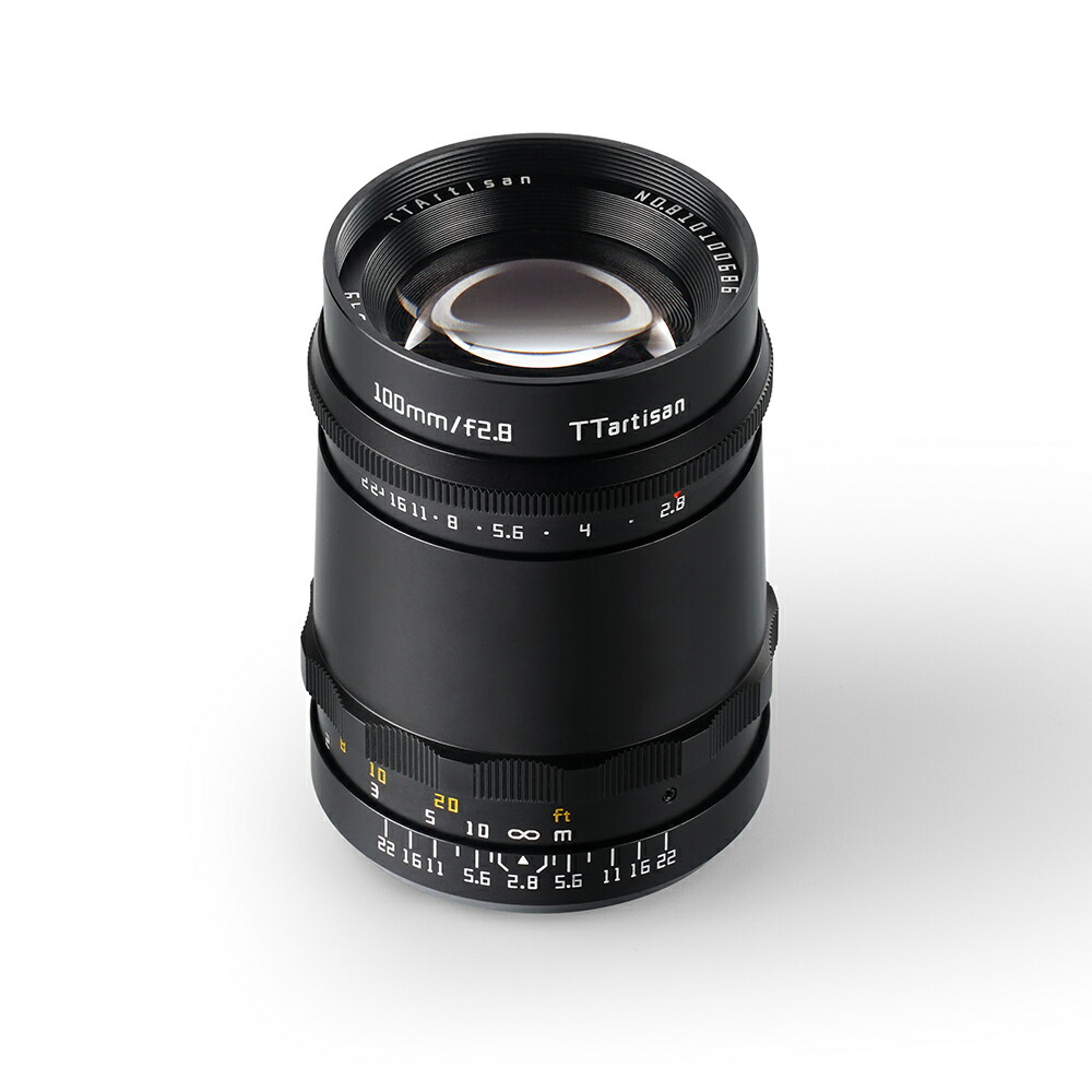 楽天市場】TTArtisan 100mm F2.8 フルサイズ 中望遠レンズ マニュアル