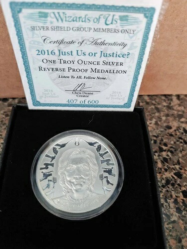 楽天市場】2016 シルバーシールド ウィザーズ オブ US .999 シルバー