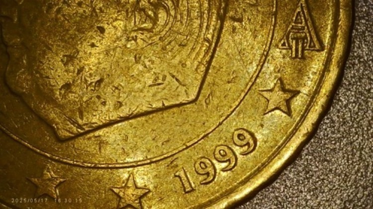 楽天市場】1999年ベルギー50セントユーロ硬貨 - 造幣局エラー