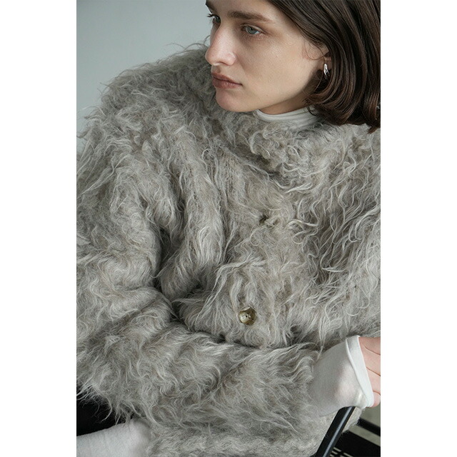 楽天市場】クラネ CLANE シャギー ショート ニット カーディガン