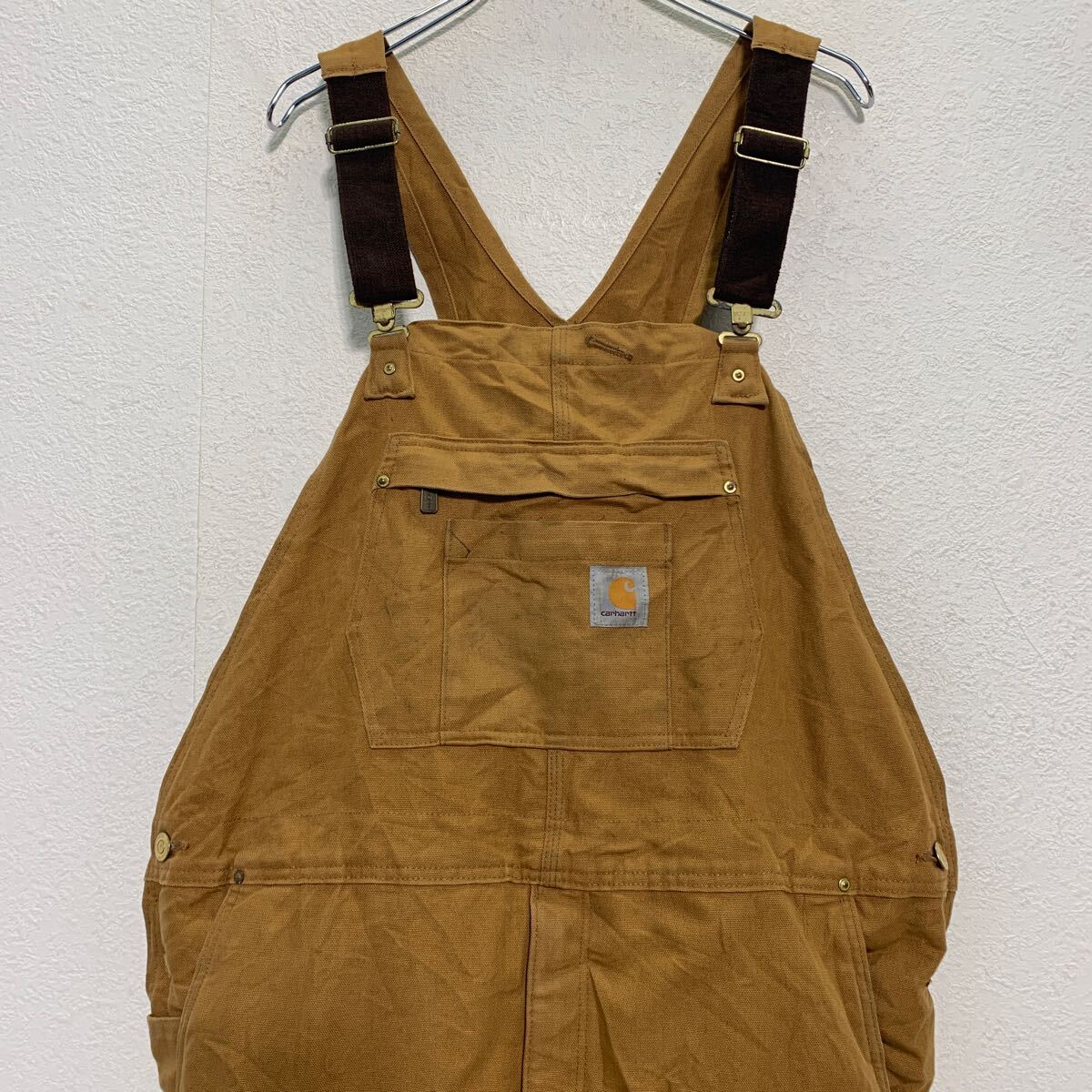 楽天市場】【中古】【古着】 carhartt ダック オーバーオール W46 XL