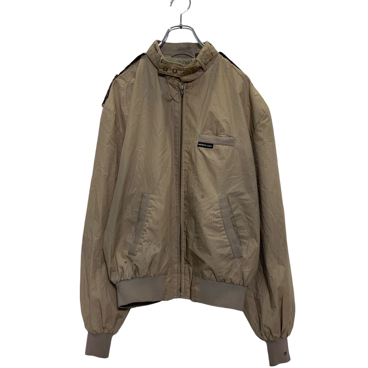 楽天市場】【中古】【古着】 MEMBERS ONLY ジップアップ ジャケット L
