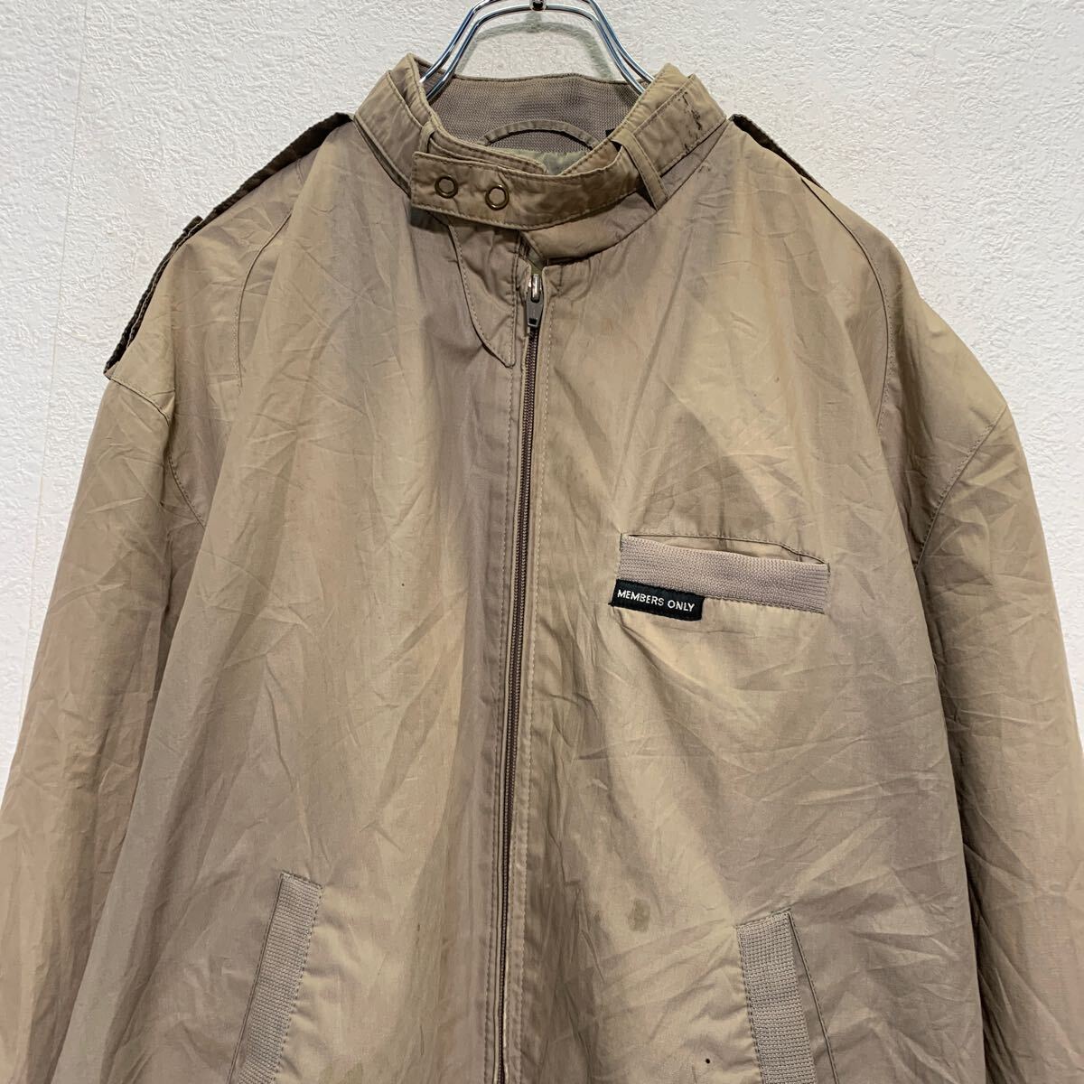 楽天市場】【中古】【古着】 MEMBERS ONLY ジップアップ ジャケット L