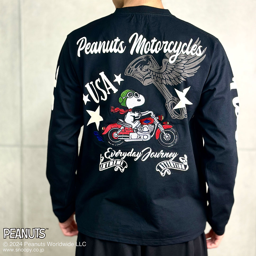 楽天市場】SNOOPY×Flagstaff フラッグスタッフ スヌーピー刺繍 長袖T