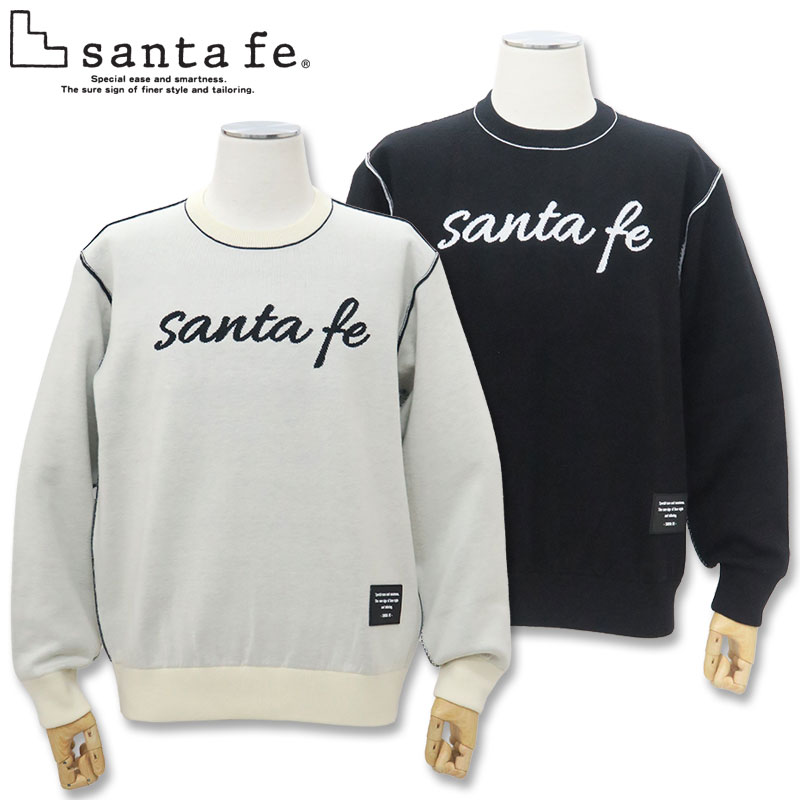 楽天市場】サンタフェ フロント ロゴ クルーネック ニット 50 52