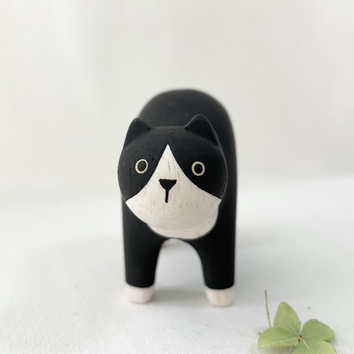 楽天市場】木彫りの置物 天然木 木彫り 置物 アニマル かわいい