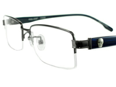 ポリス メガネ POLICE V8818J-568 ガンメタル ブルー