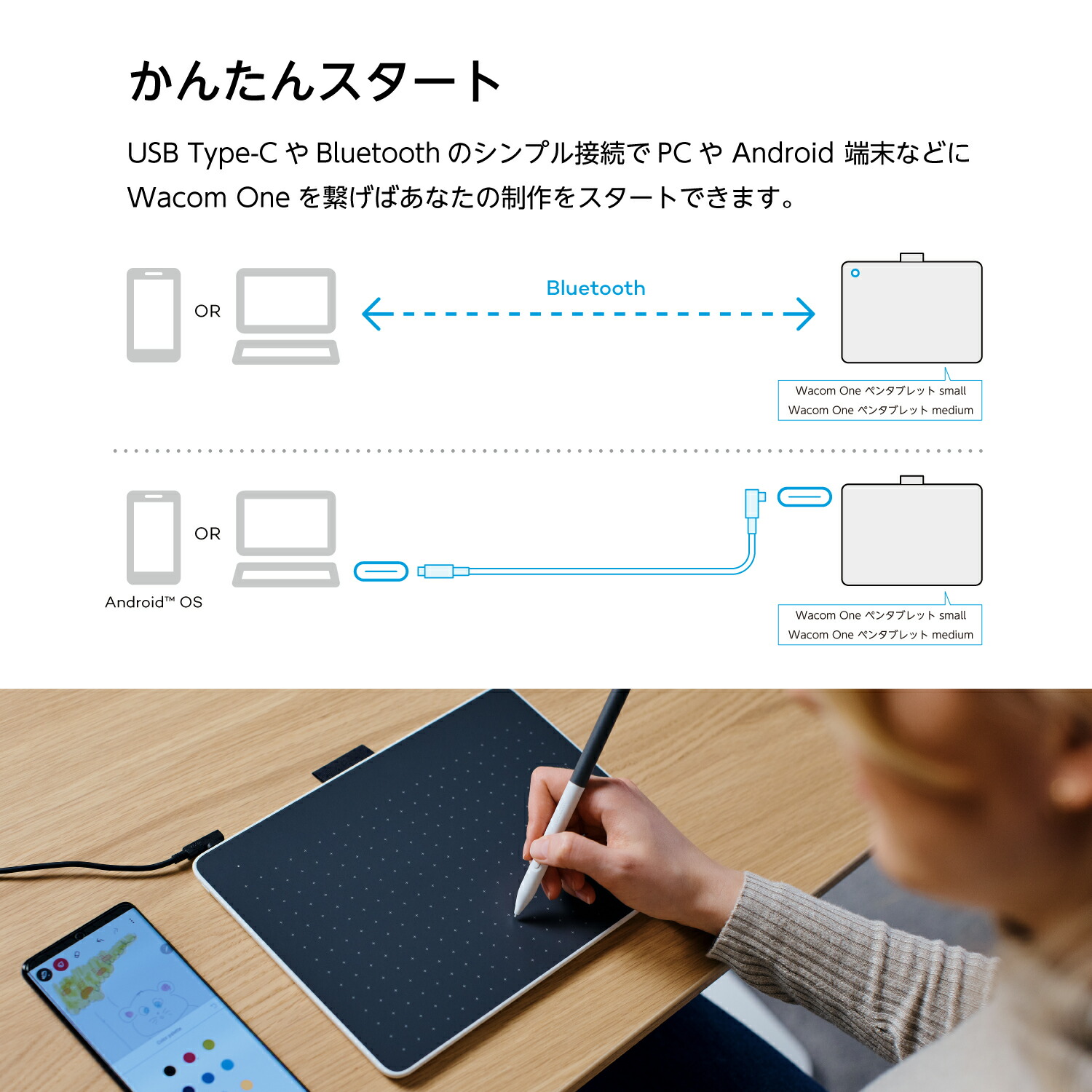楽天市場】【アウトレット】Wacom One ペンタブレット small