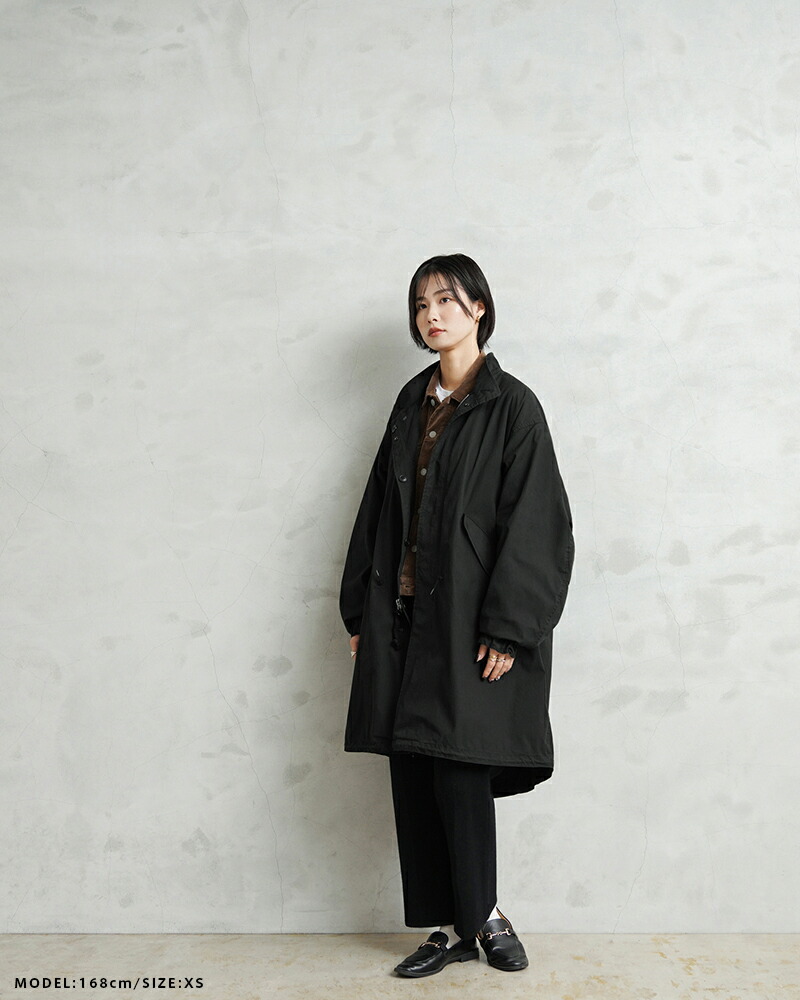 US ARMY (ユーエスアーミー)後染めM-65 フィッシュテール コート M US