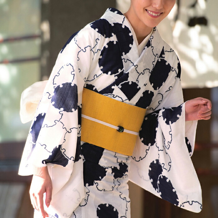 楽天市場】ゆかた＜綿絽白地＞浴衣 日本橋 竺仙鑑製 注染 女性用 ちく