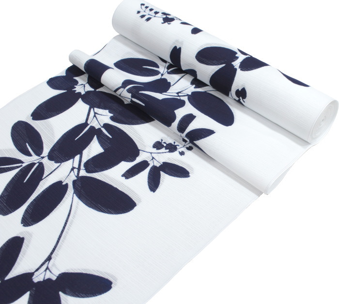 楽天市場】竺仙 浴衣 ちくせん 反物 ゆかた 綿絽 白 地 萩 2025年 新柄