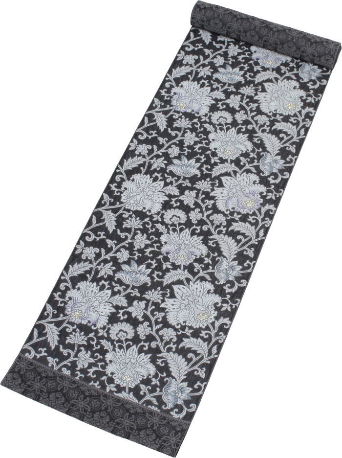 楽天市場】名古屋帯 九寸帯 16 黒 入学式 送料無料 九寸名古屋帯 西陣