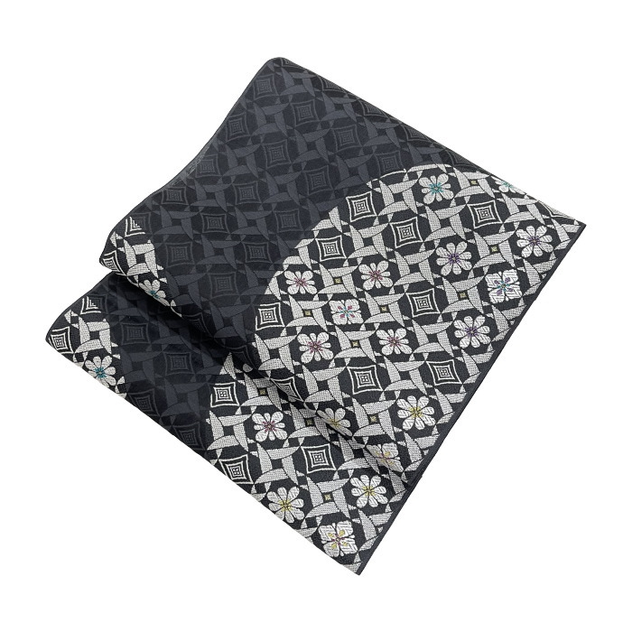 楽天市場】名古屋帯 黒 九寸帯 12 フォーマル ＜お仕立て込み＞ 三河