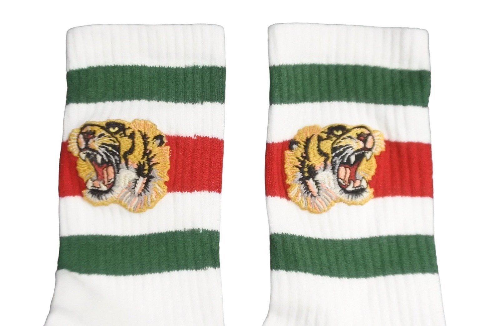 GUCCI トラ刺繍 ホワイトソックス GUCCI トラ刺繍 ホワイトソックス