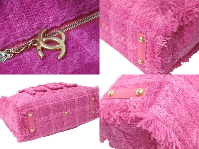 楽天市場】極美品 CHANEL シャネル ツイード ロゴ ジップ ショッピング