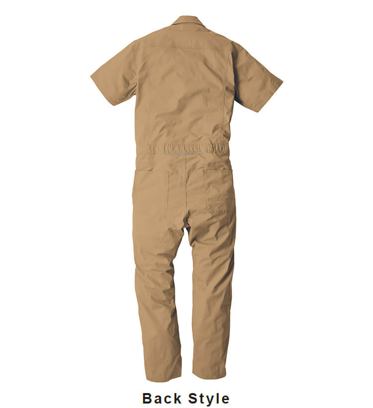 楽天市場】【P2倍】作業服 ストレッチCVC半袖ツナギ D-749 SS-5L 春夏