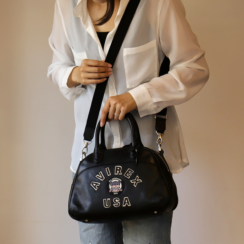 楽天市場】アビレックス バッグ ミニ ボストンバッグ メンズ 本革