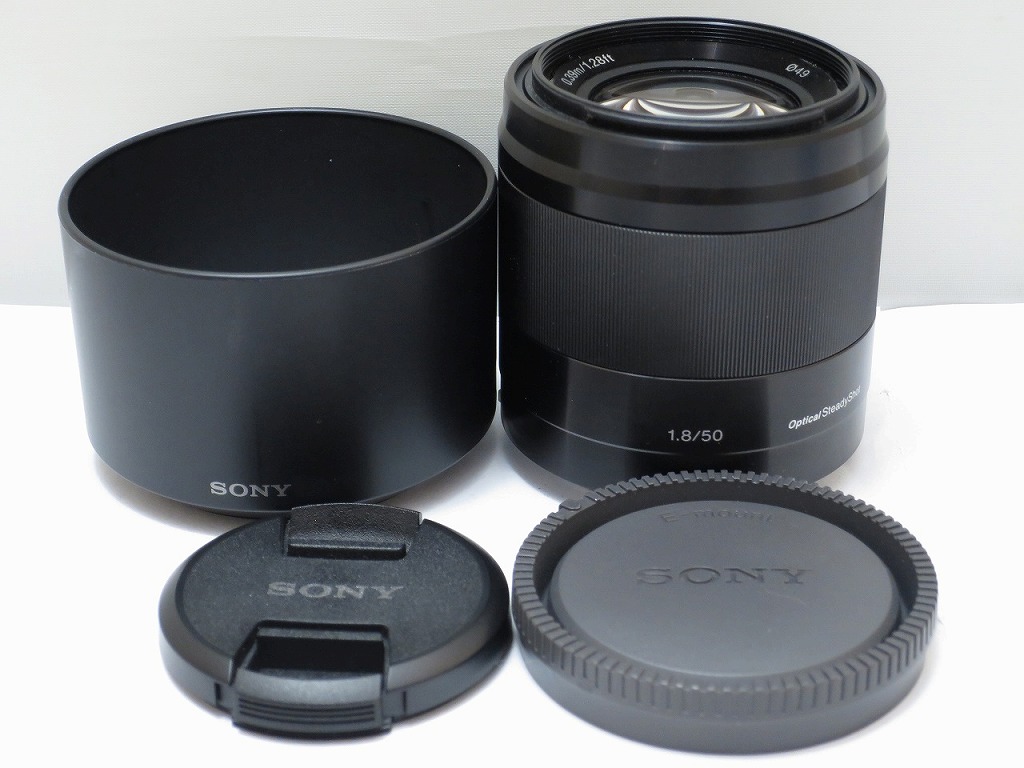 楽天市場】ソニー sony 単焦点レンズ 50mm f1．8 oss sel50の通販