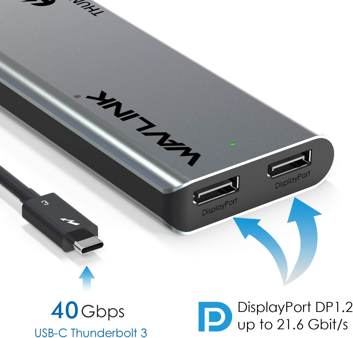 楽天市場】WAVLINK 5-in-1 Thunderbolt 3 ドッキングステーション USB