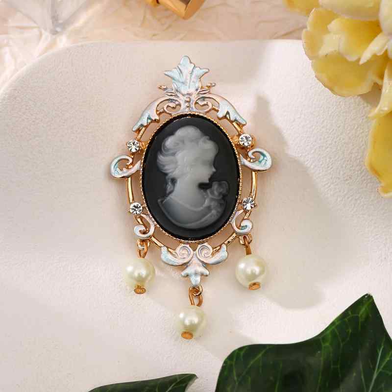 カメオ ブローチ アンティーク」の人気商品一覧 | 安い商品を通販