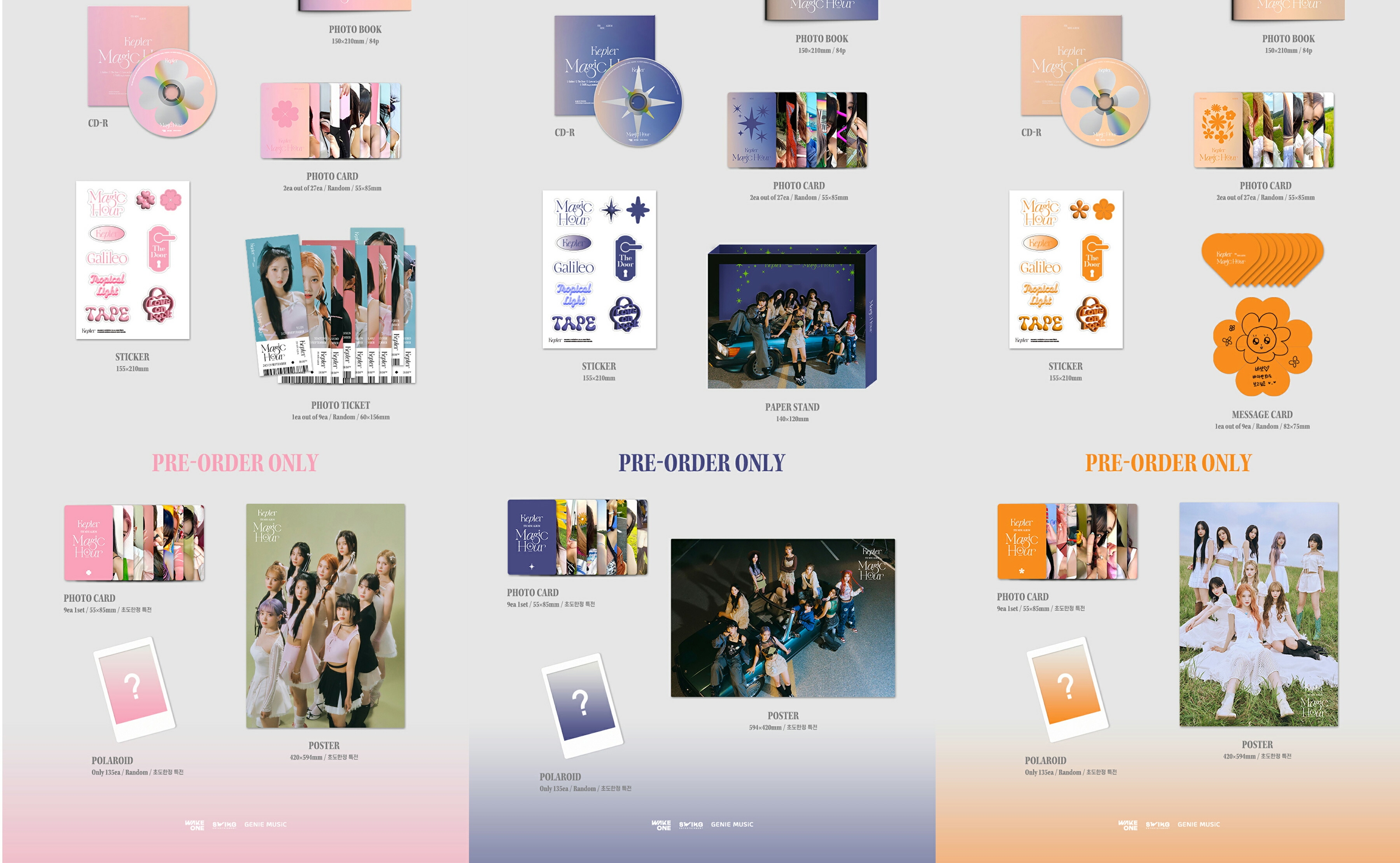 楽天市場】Kep1er Magic Hour / 5TH MINI ALBUM ( Beloved / Sunkissed