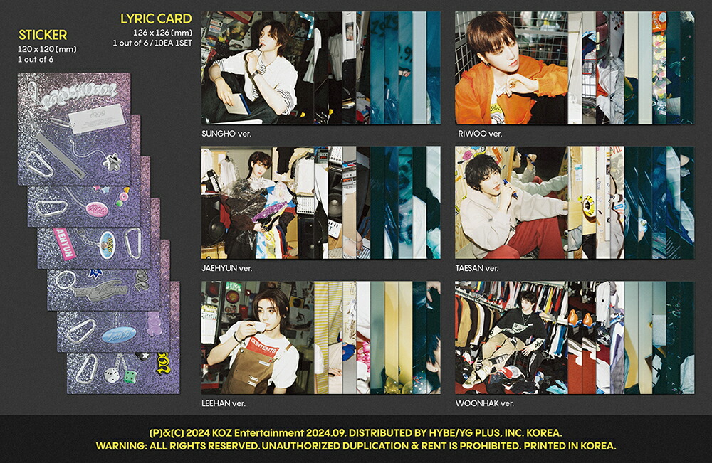 楽天市場】BOYNEXTDOOR - 19.99 / 3RD EP ALBUM (Clink ver.) 6種中