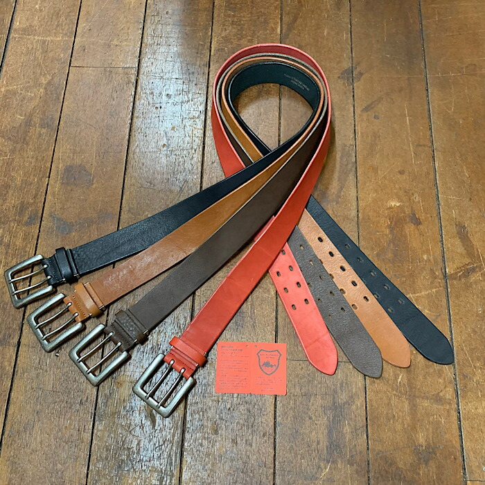 楽天市場】【営業日当日出荷】 【Wピン仕様】 栃木レザーベルト 40ミリ