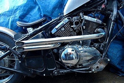 楽天市場】部品屋K&W ショットガンマフラー バルカンクラシック400