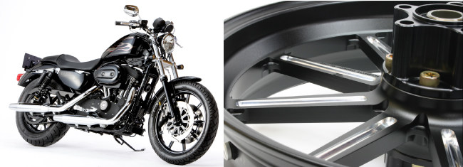 楽天市場】GLIDE グライド アルミ鍛造ホイール 9S リア SOFTAIL FXBB