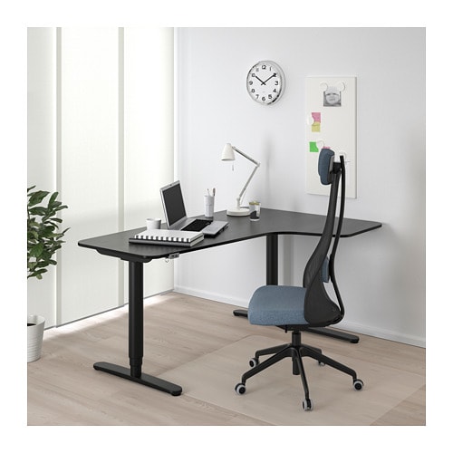 楽天市場】[IKEA/イケア/通販]BEKANT ベカント コーナーデスク 右 電動