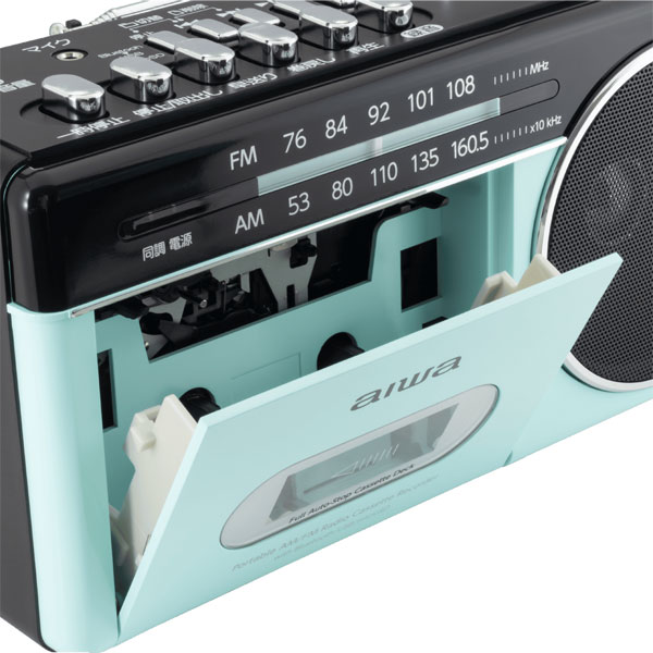 楽天市場】aiwa ポータブルラジオカセットプレーヤー RCP3 GAA4