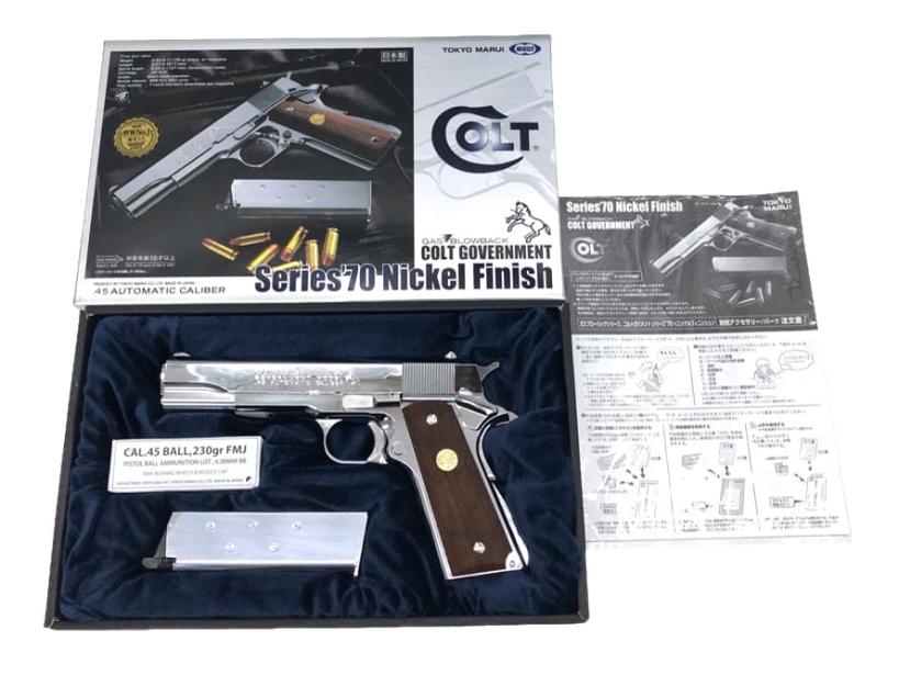 楽天市場】東京マルイ コルト ガバメント シリーズ'70 ニッケル