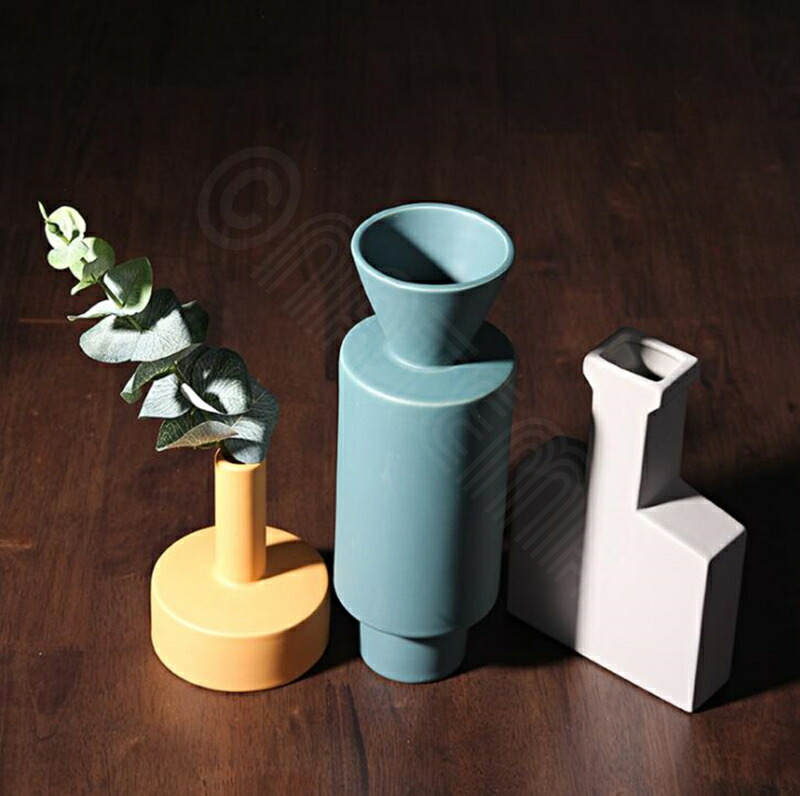 楽天市場】【5本セット】花瓶 5本セット 北欧デザイン 抽象 幾何学