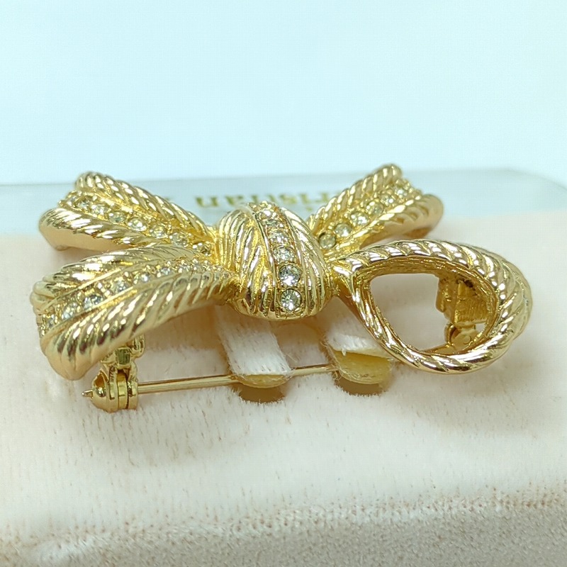 楽天市場】Christian Dior クリスチャンディオール リボン ブローチ