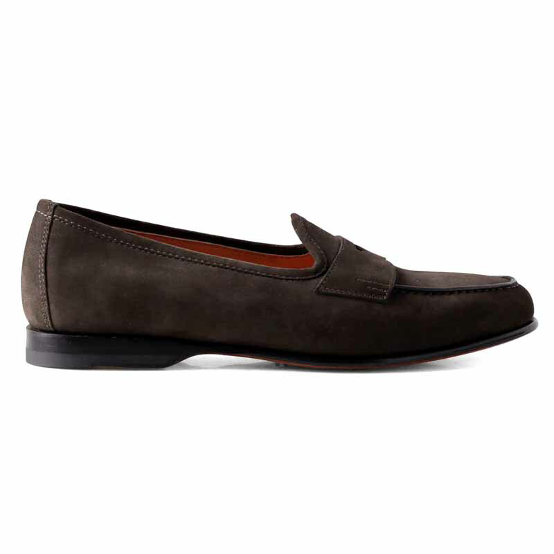 楽天市場】【50%OFF】Santoni / サントーニ｜スエードコインローファー