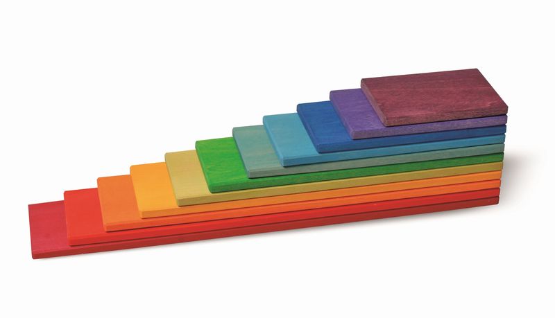 楽天市場】グリムス ビルディングボード レインボー GM10668 木の