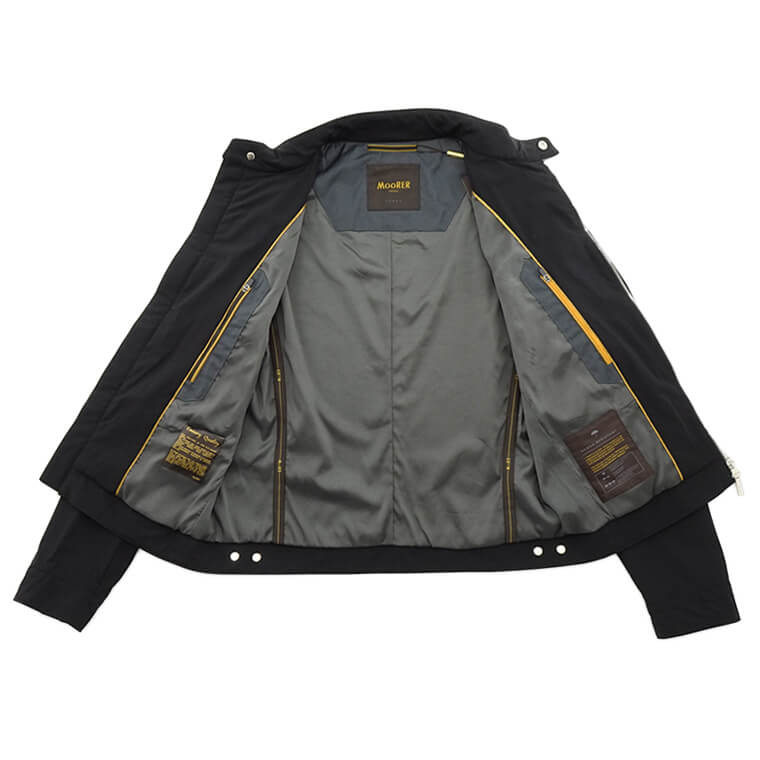 楽天市場】ムーレー MooRER メンズ ブルゾン VANGI KN ブラック NERO