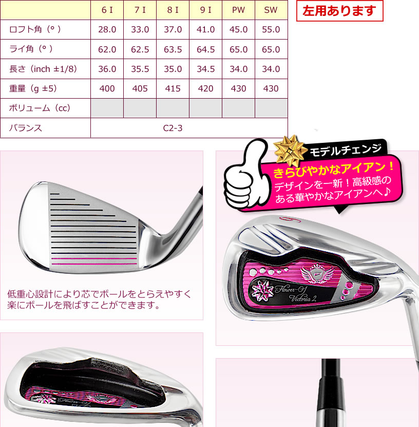 楽天市場】ワールドイーグル ゴルフ レディース アイアンセット