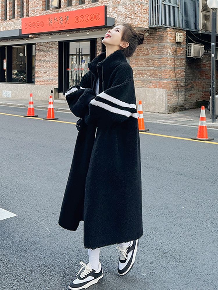 楽天市場】ボアコート ロングコート レディース サイドライン