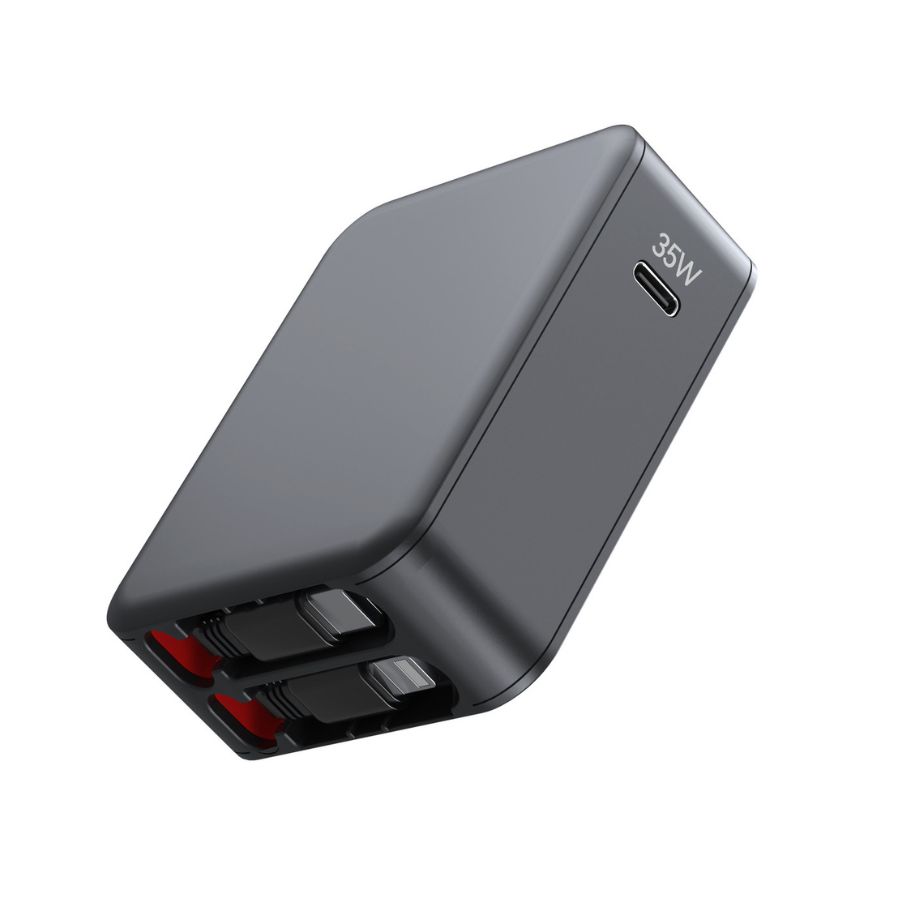 楽天市場】新登場／ 折りたたみ式充電器 充電ケーブル一体型 AC充電器