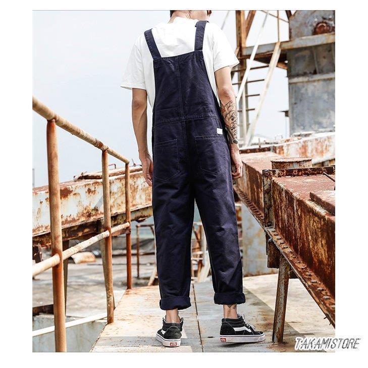 楽天市場】サロペット メンズ オーバーオール オールインワン つなぎ
