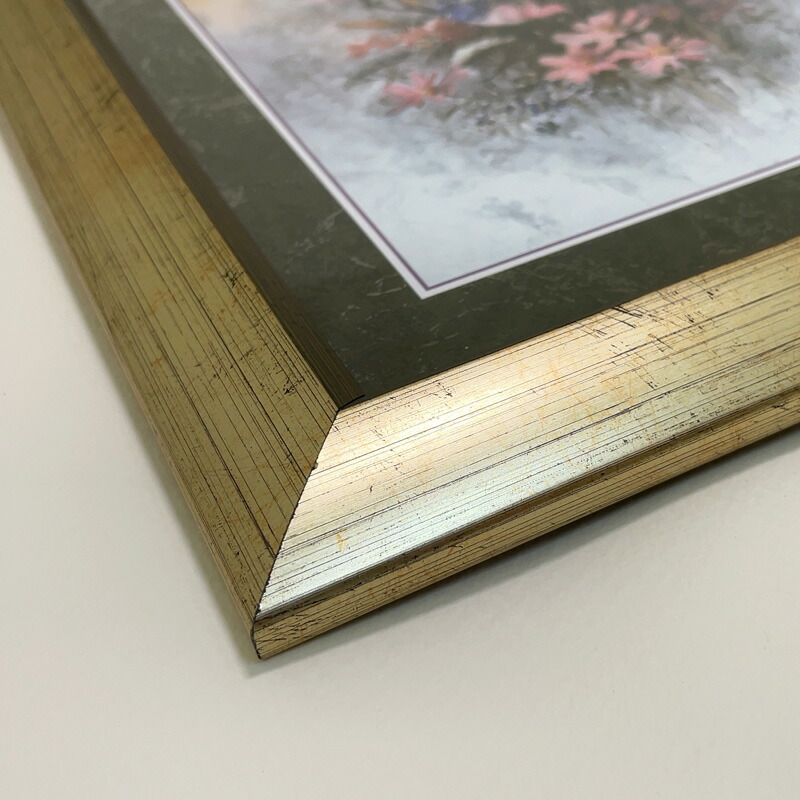 楽天市場】「チューリップ/花」絵画入り額縁【エメラルドゴールド