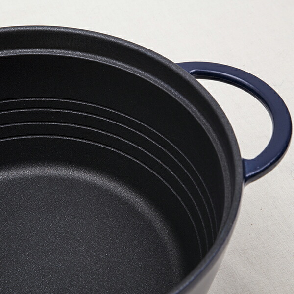 楽天市場】【栗原はるみ 公式】うまみ鍋 22cm ネイビー / 栗原 はるみ