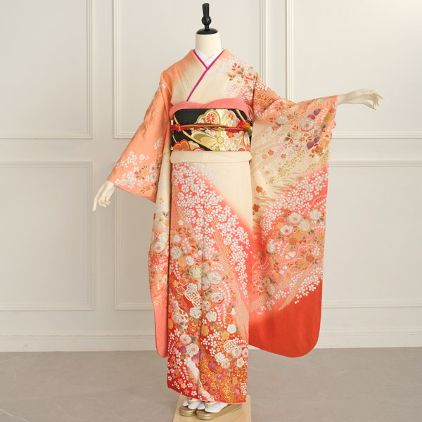 楽天市場】【中古】【購入品】振袖 フルセット Lサイズ ほぼ新品 成人