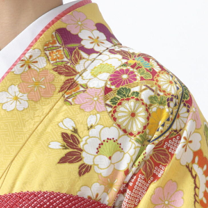 楽天市場】【レンタル】【成人式】振袖 フルセット Mサイズ 花柄 から