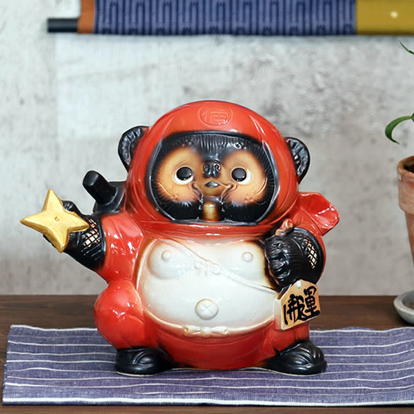 楽天市場】【38時間限定20%OFFクーポン配布中】信楽焼 忍者たぬき 送料