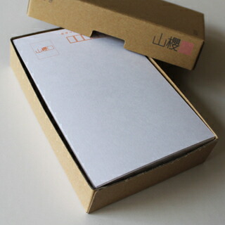 楽天市場】山櫻 はがき 私製はがき No.2 定番 ケント 0.331mm厚 〒枠入